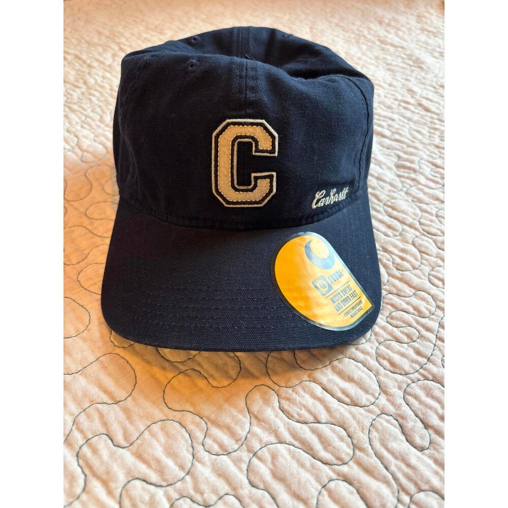 Carhartt Navy C Logo Adjustable Baseball Cap OS